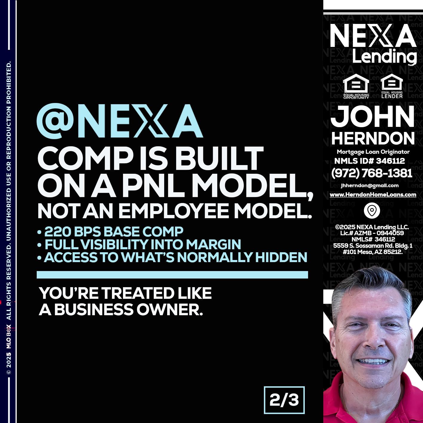 2 OF 3 - John Herndon MBA -Mortgage Loan Originator