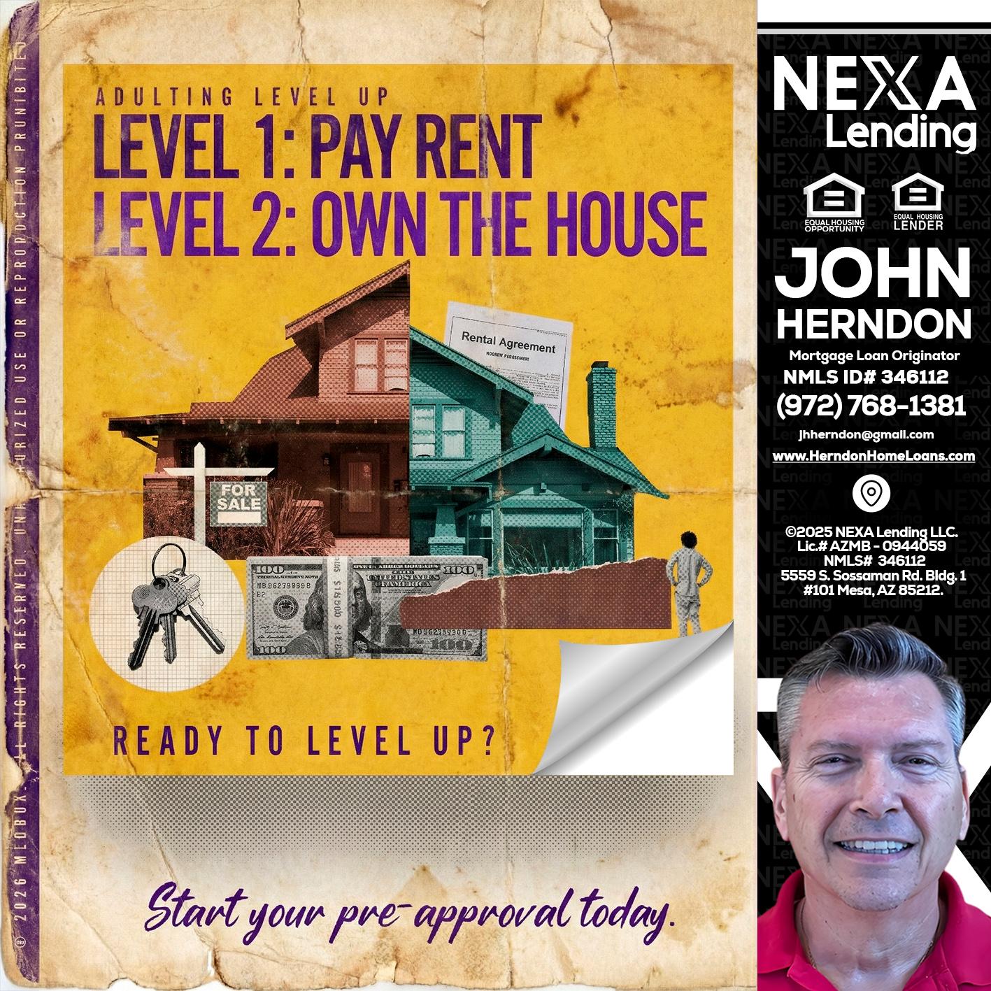 LEVEL 1 - John Herndon MBA -Mortgage Loan Originator