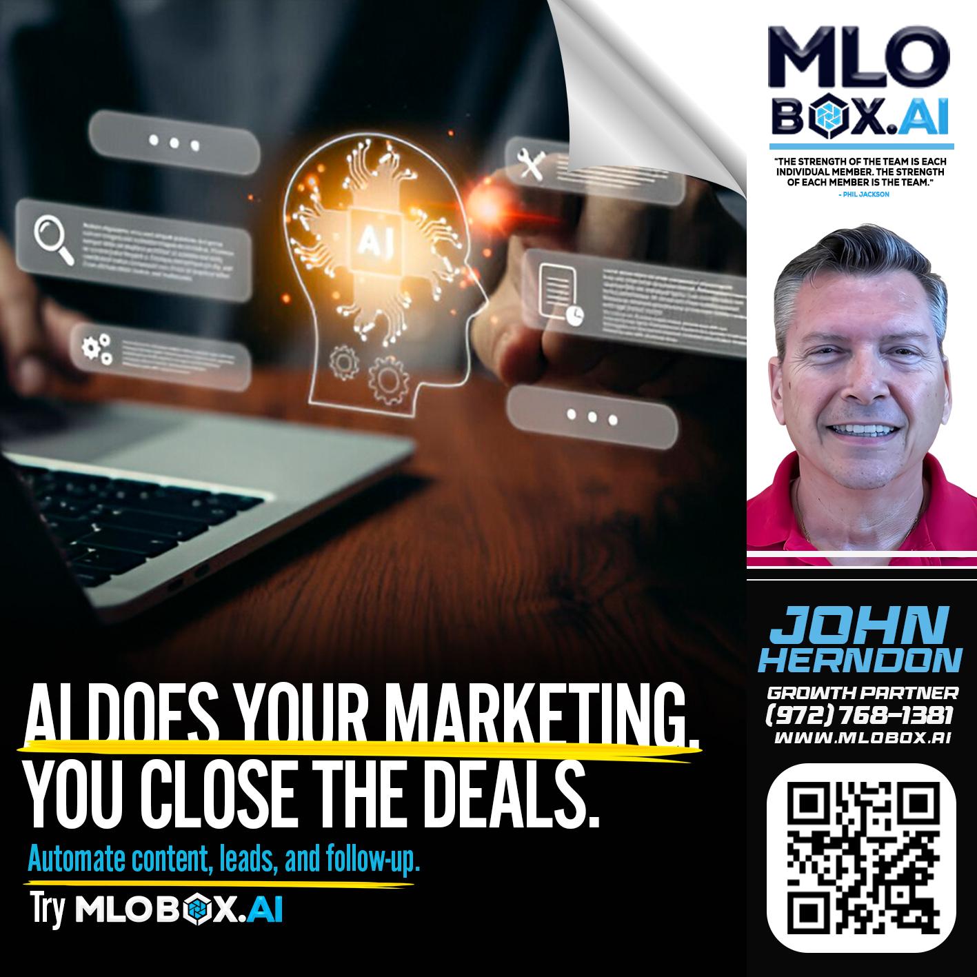 AI DOES - John Herndon MBA -Mortgage Loan Originator