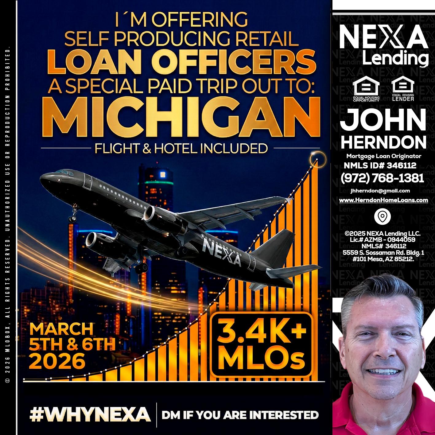 MICHIGAN - John Herndon MBA -Mortgage Loan Originator