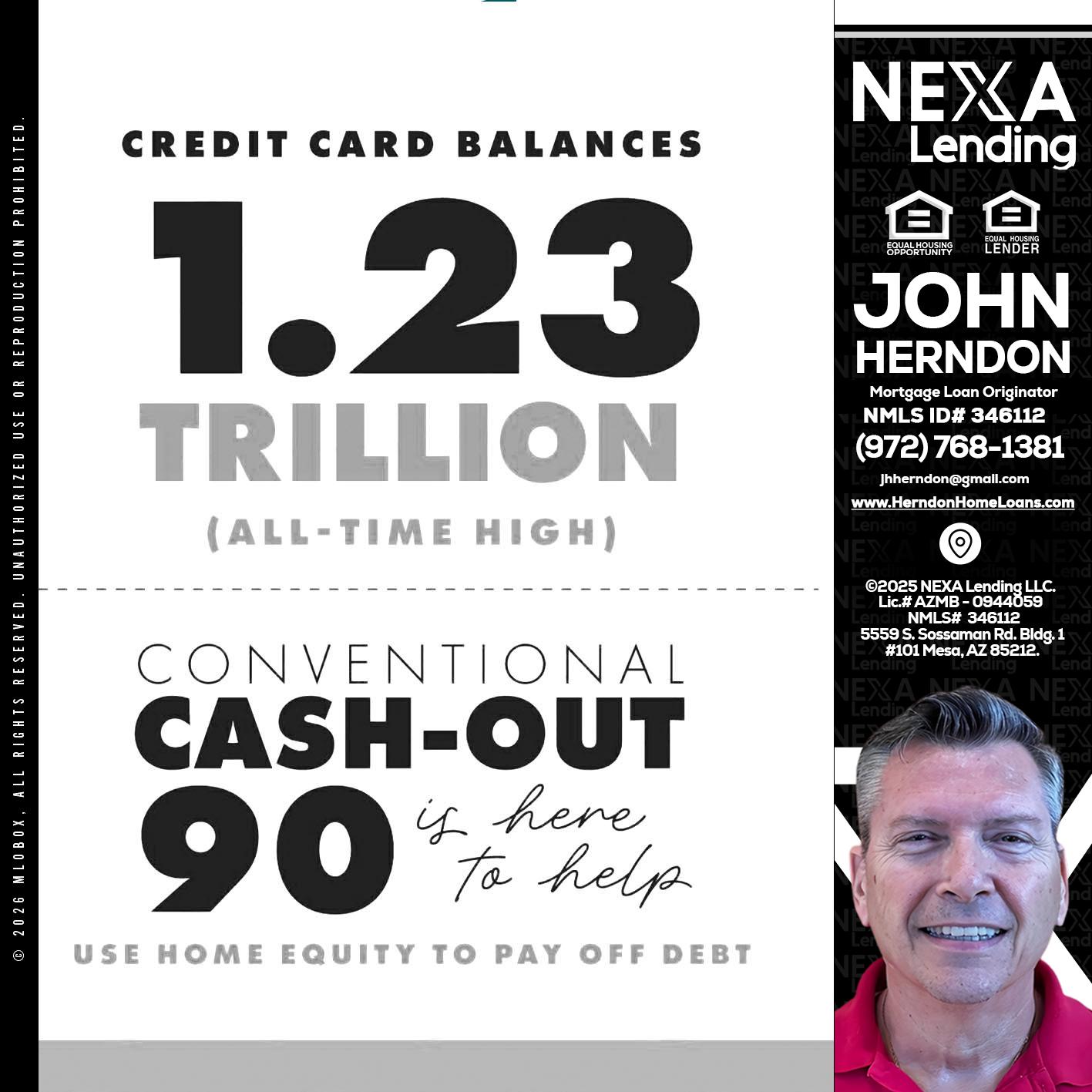 CREDIT CARD BALANCE - John Herndon MBA -Mortgage Loan Originator