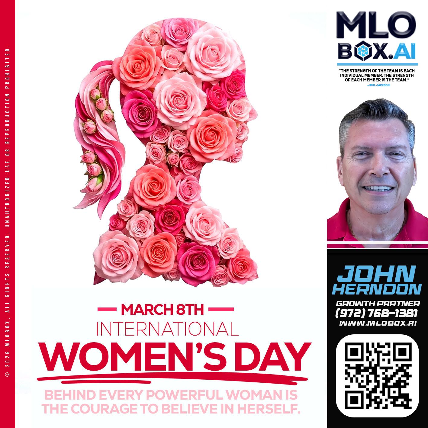MARCH 8TH - John Herndon MBA -Mortgage Loan Originator