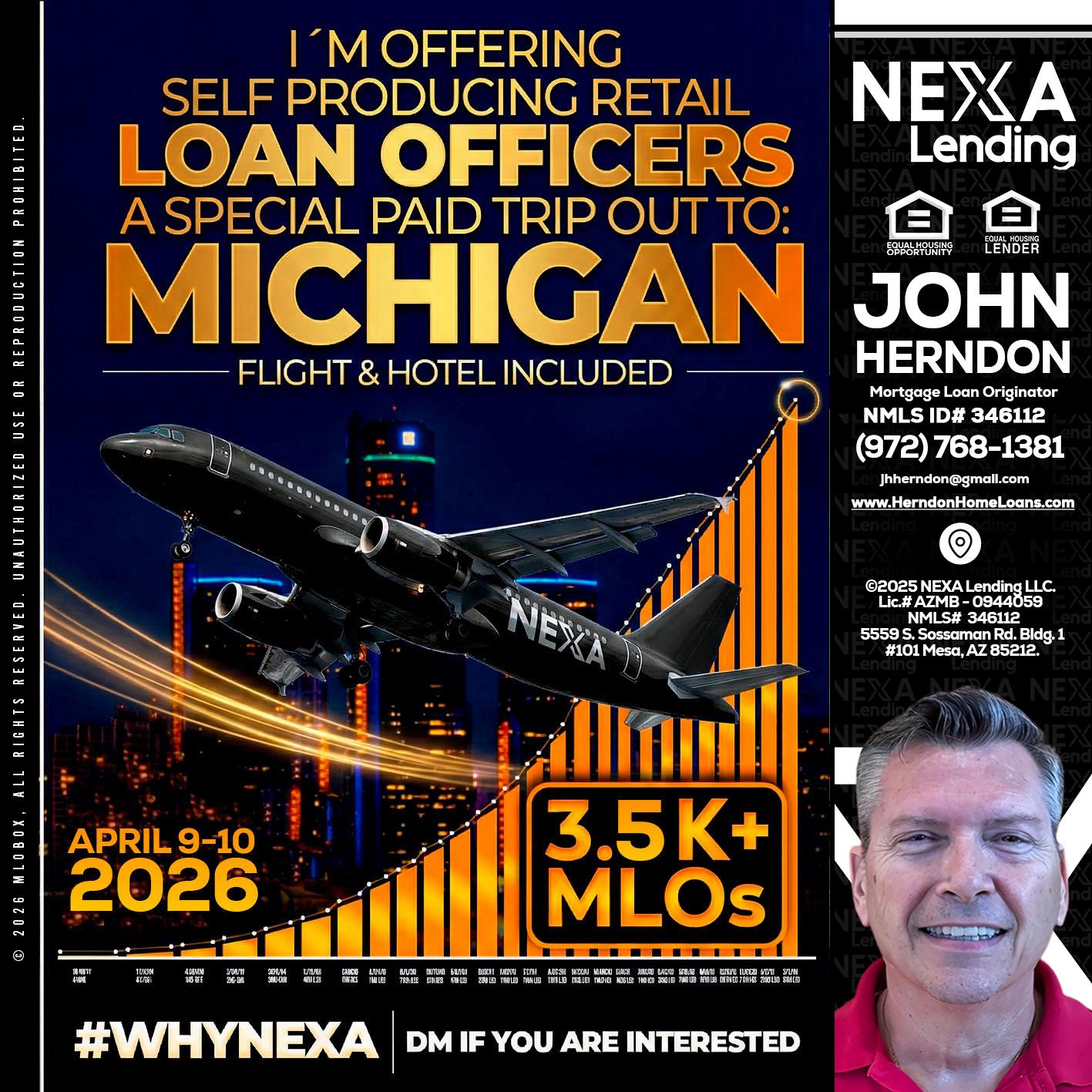 3.5K - John Herndon MBA -Mortgage Loan Originator