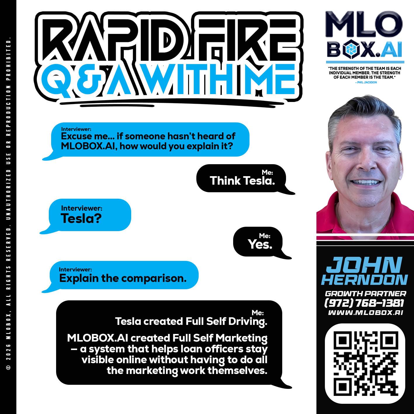 RAPID FIRE Q&A - John Herndon MBA -Mortgage Loan Originator