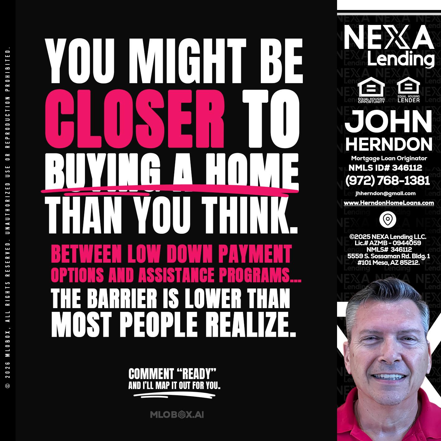 YOU MIGHT BE - John Herndon MBA -Mortgage Loan Originator
