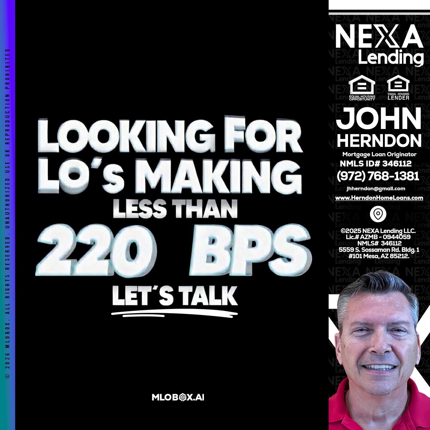 LOOKING FOR - John Herndon MBA -Mortgage Loan Originator