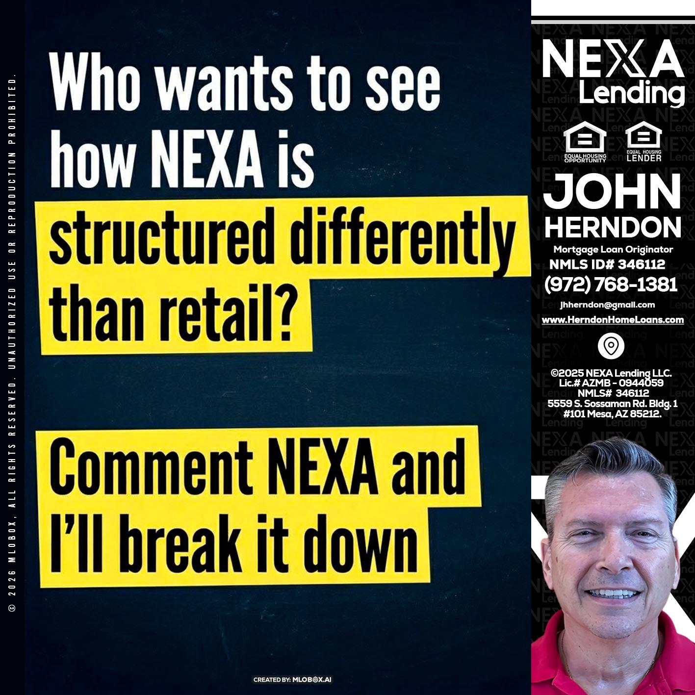 who want to see - John Herndon MBA -Mortgage Loan Originator