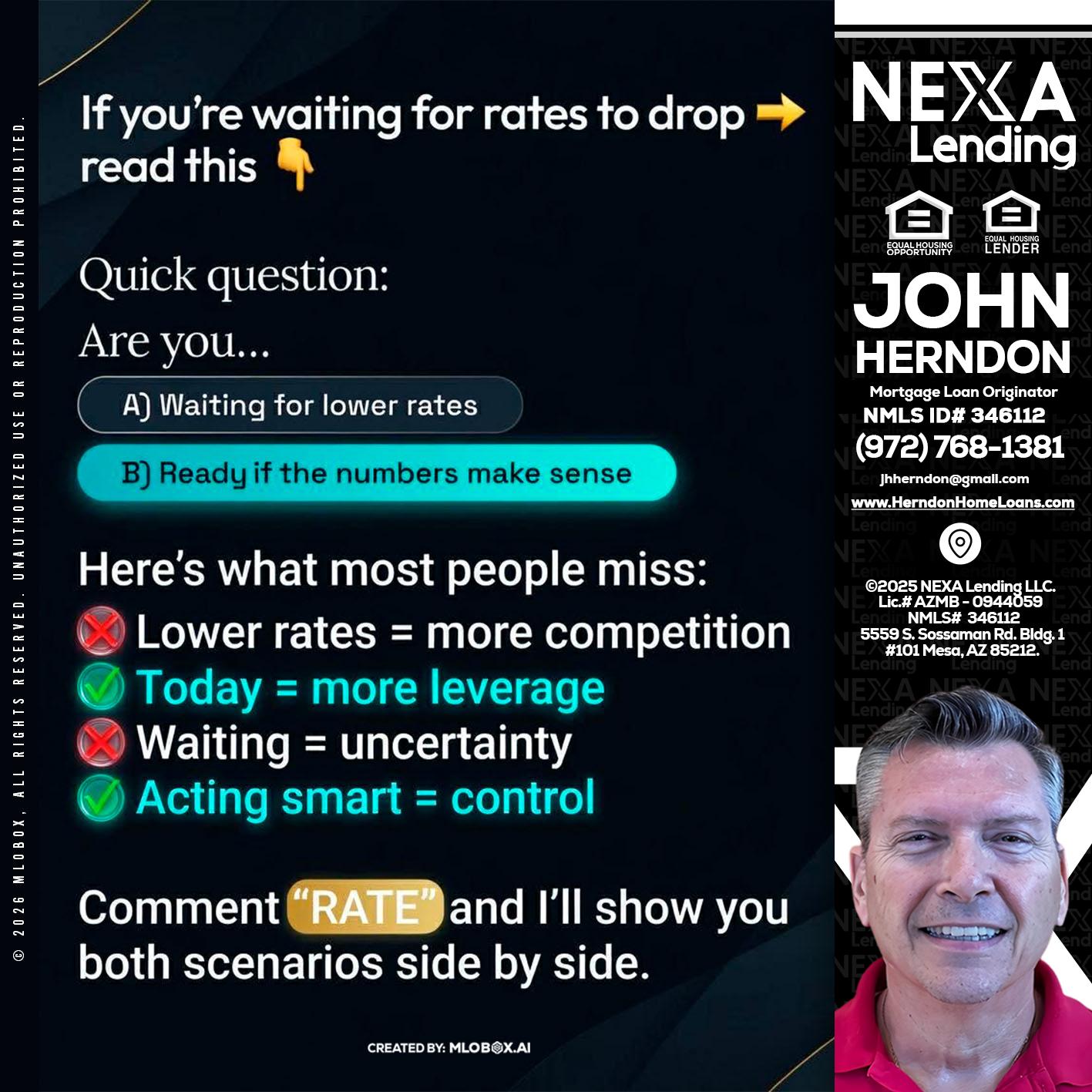 IF YOU ARE - John Herndon MBA -Mortgage Loan Originator
