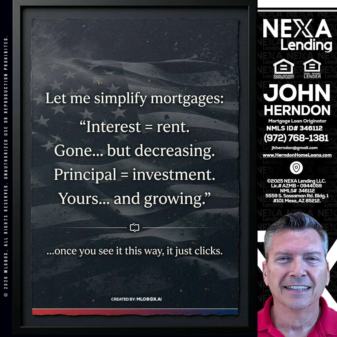 LET ME SIMPLIFY - John Herndon MBA -Mortgage Loan Originator