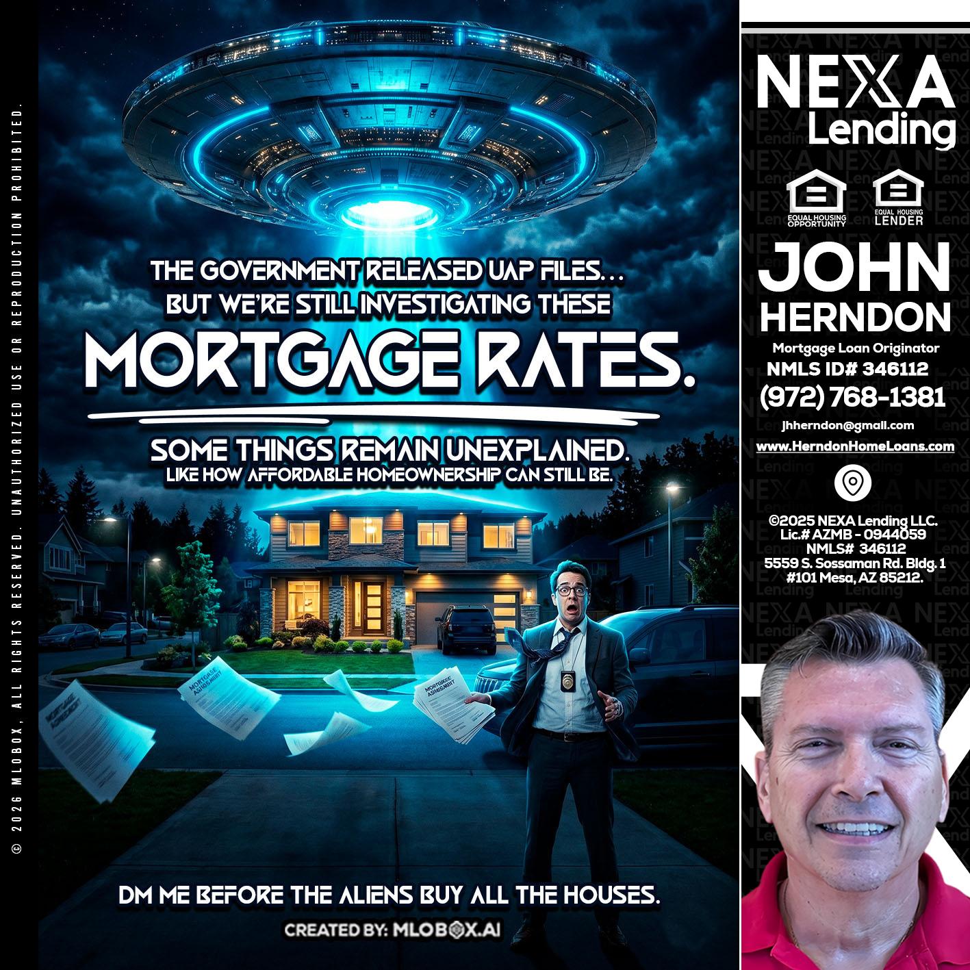MORTGAGE RATES - John Herndon MBA -Mortgage Loan Originator
