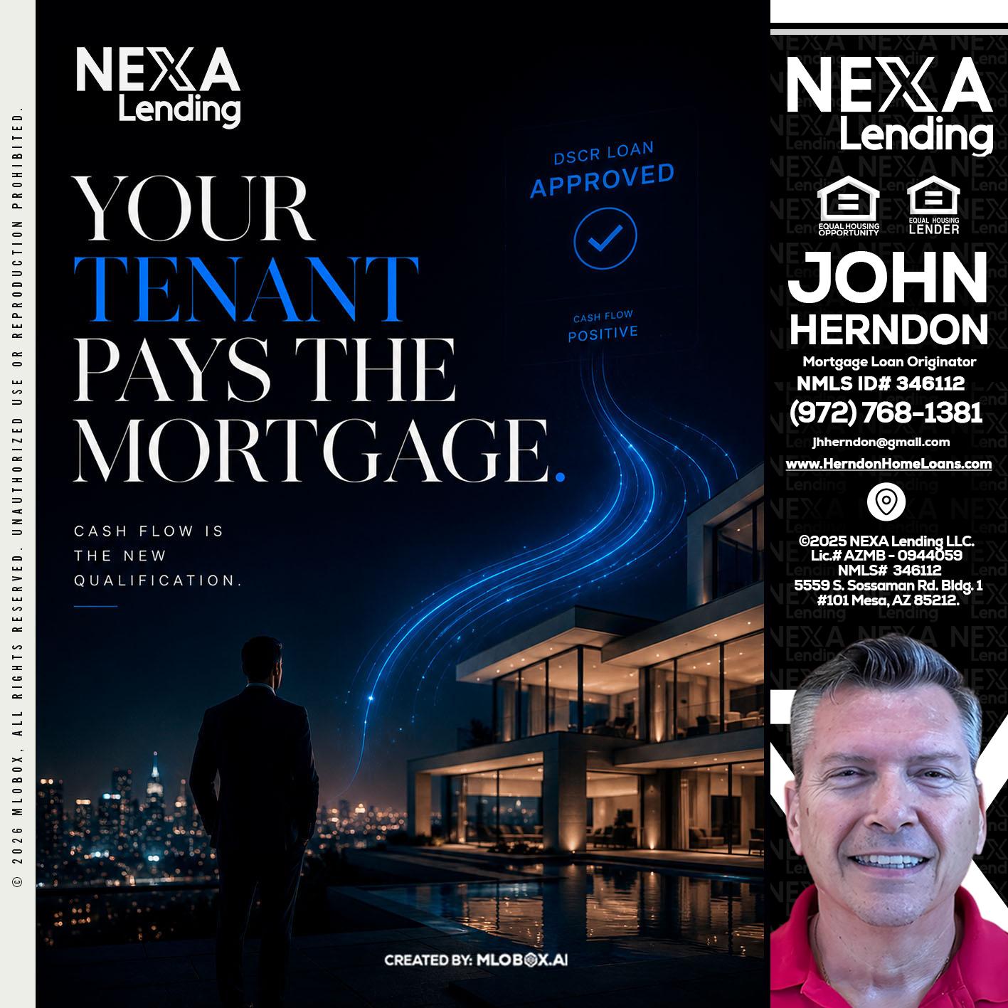 DSCR LOANS - John Herndon MBA -Mortgage Loan Originator
