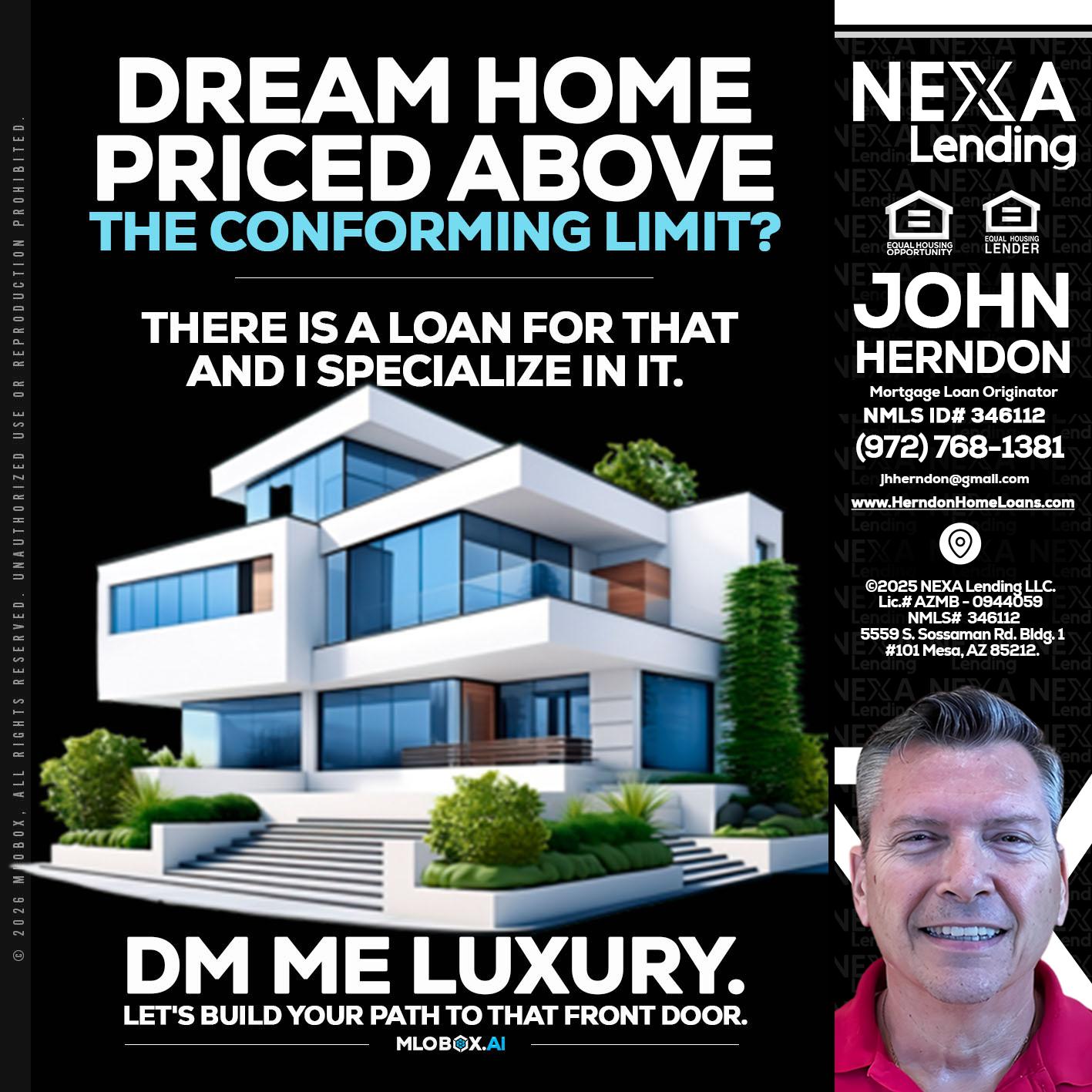 DREAM HOME - John Herndon MBA -Mortgage Loan Originator