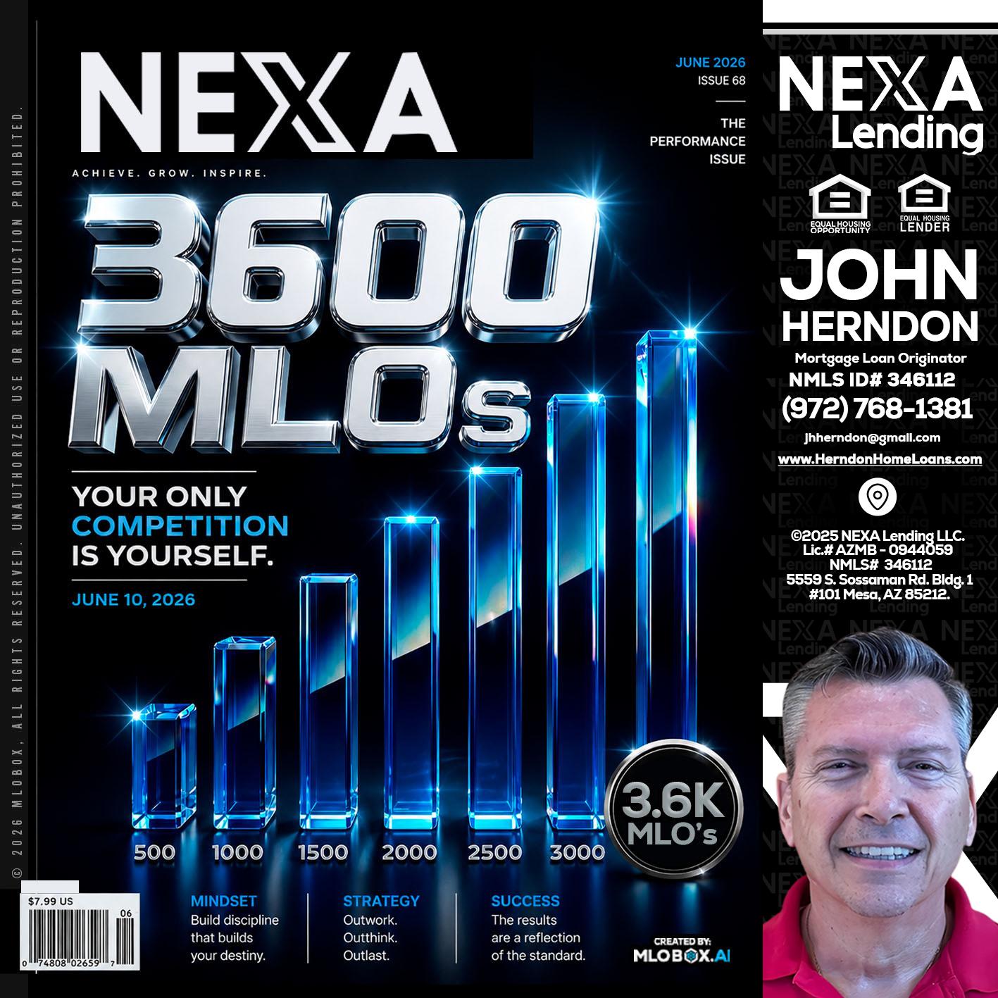 3600 MLOs - John Herndon MBA -Mortgage Loan Originator