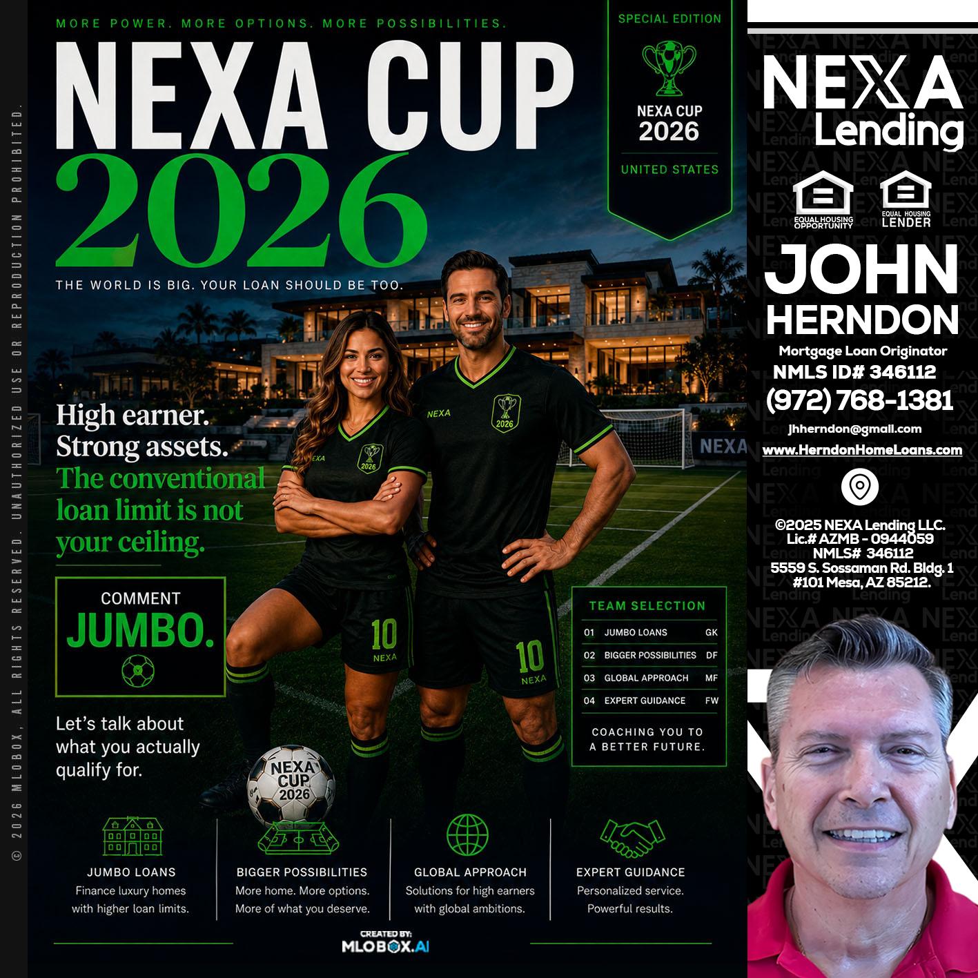 NEXA CUP 2026 - John Herndon MBA -Mortgage Loan Originator