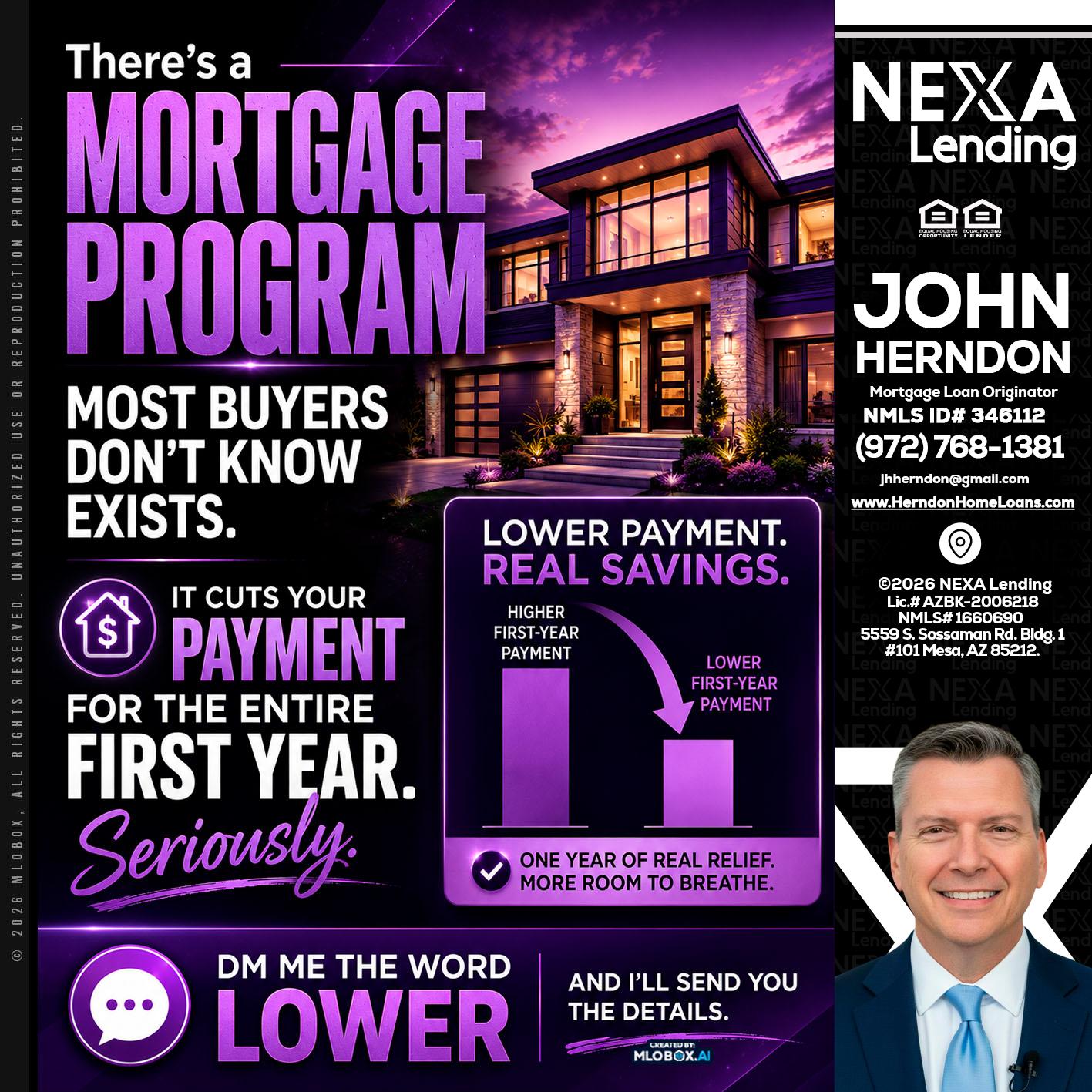 MORTGAGE PROGRAM - John Herndon MBA -Mortgage Loan Originator