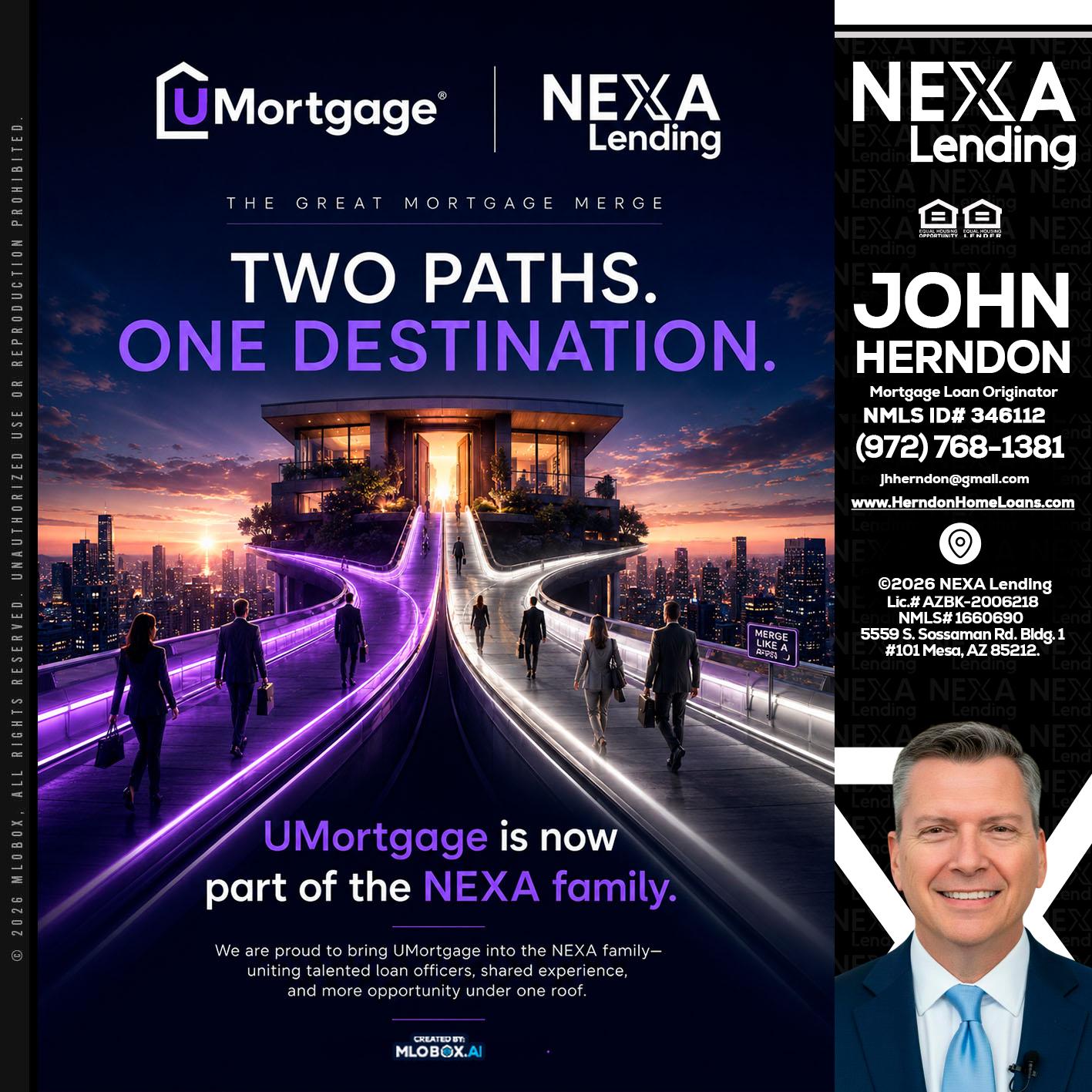 two path - John Herndon MBA -Mortgage Loan Originator