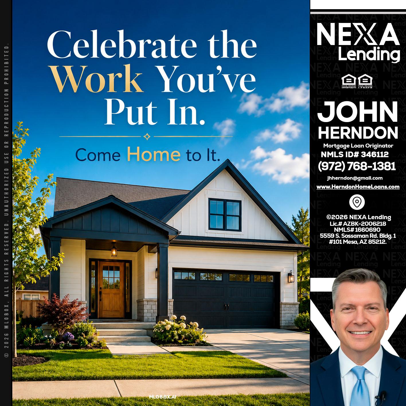 celebrate Labor Day - John Herndon MBA -Mortgage Loan Originator