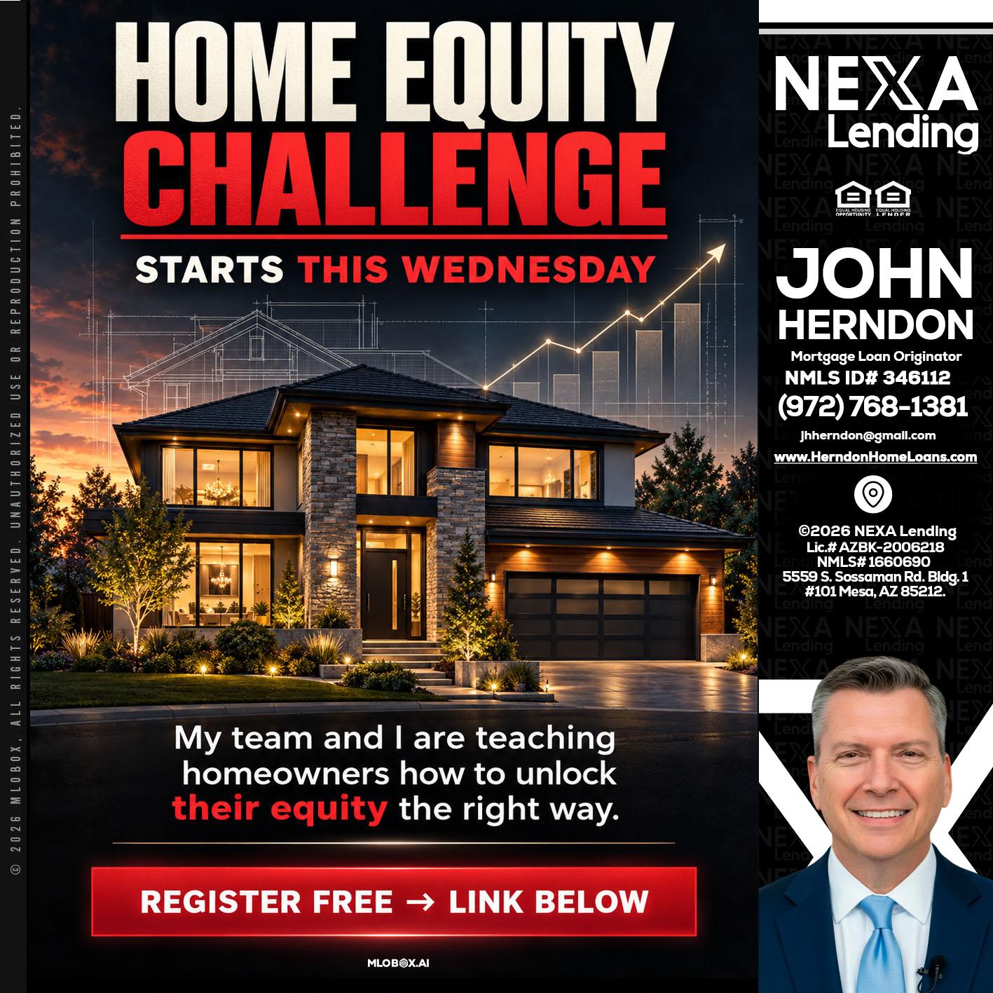 HOME EQUITY - John Herndon MBA -Mortgage Loan Originator