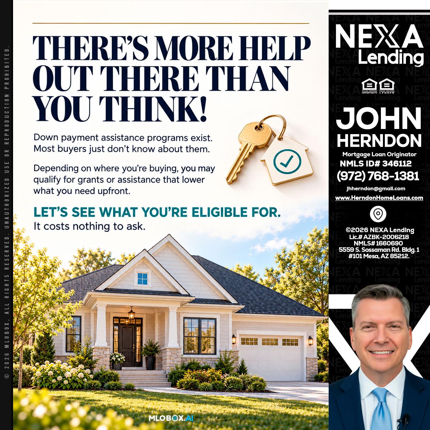 THERES MORE - John Herndon MBA -Mortgage Loan Originator