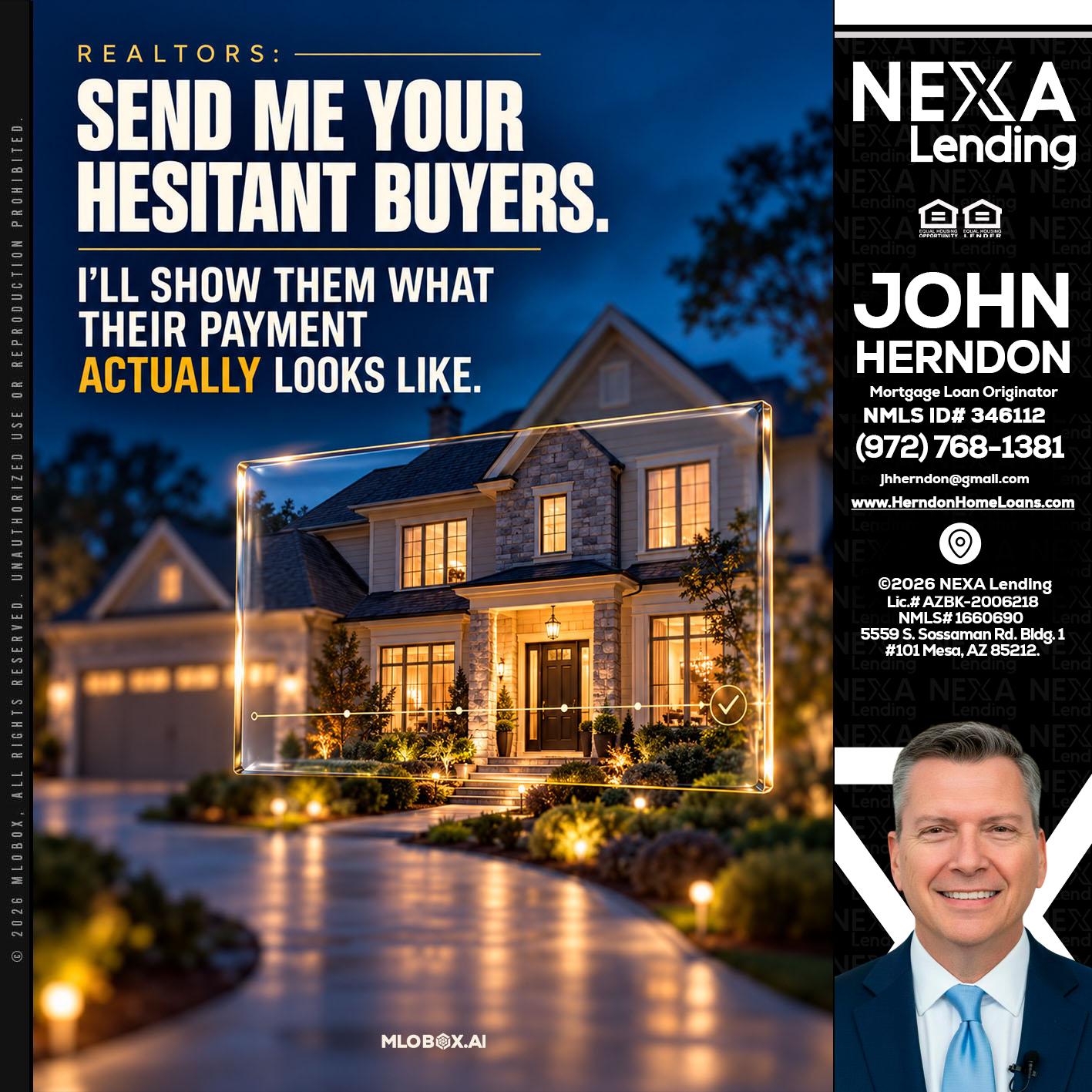 REALTOR - John Herndon MBA -Mortgage Loan Originator